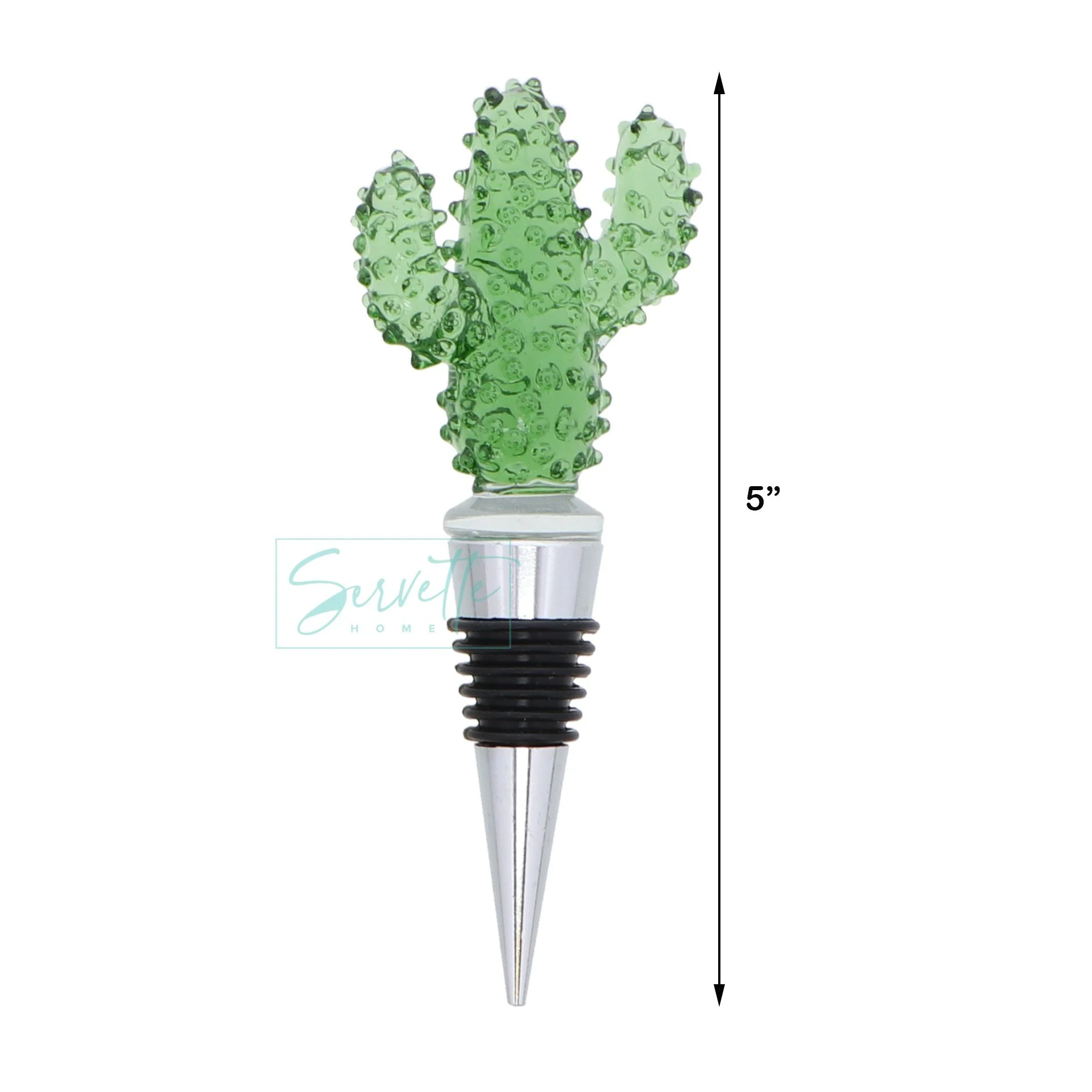 Glass Wine Stoppers Cactus Mix - Image 4
